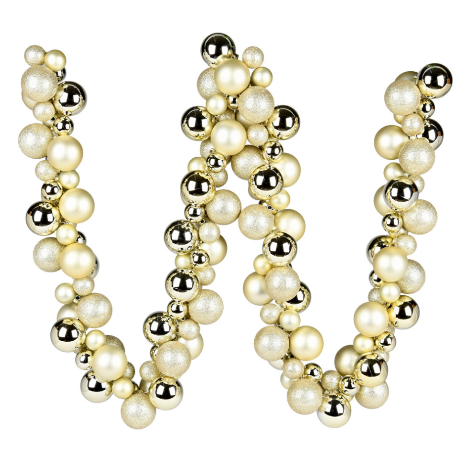 Assorted Ornament Ball Garland