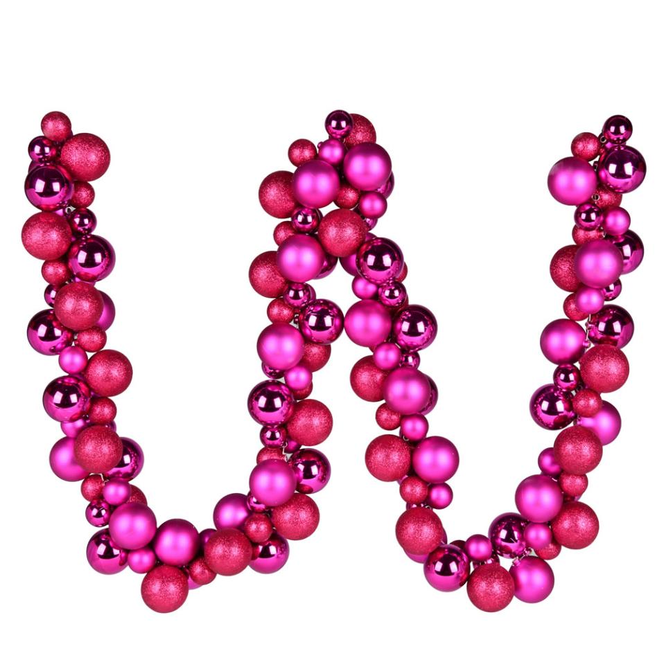 Assorted Ornament Ball Garland