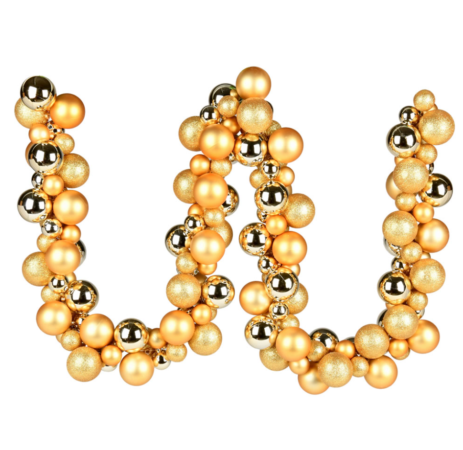 Assorted Ornament Ball Garland
