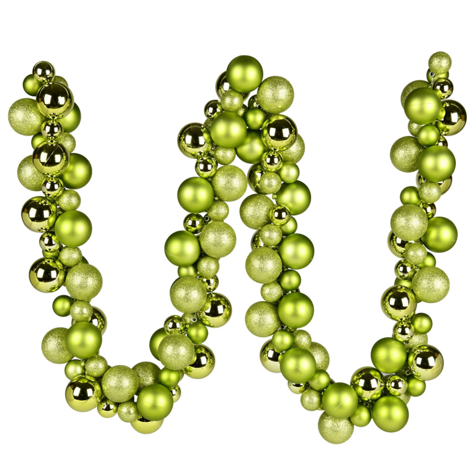 Assorted Ornament Ball Garland