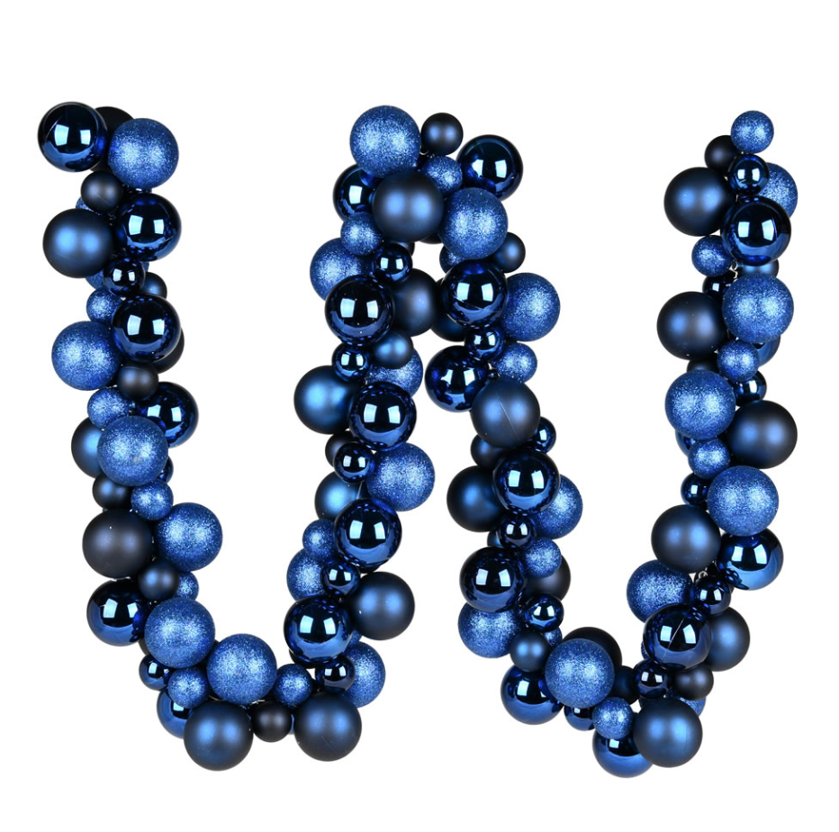 Assorted Ornament Ball Garland