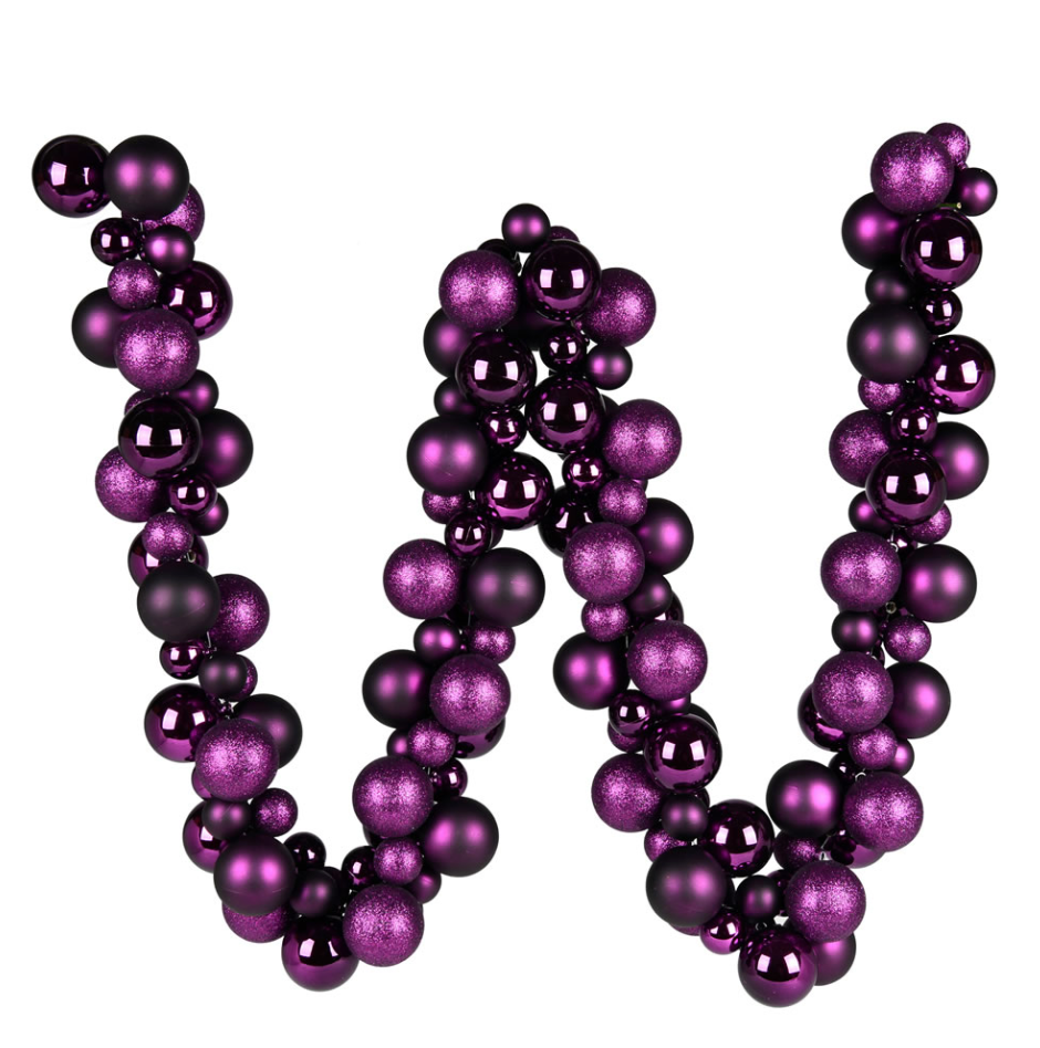 Assorted Ornament Ball Garland