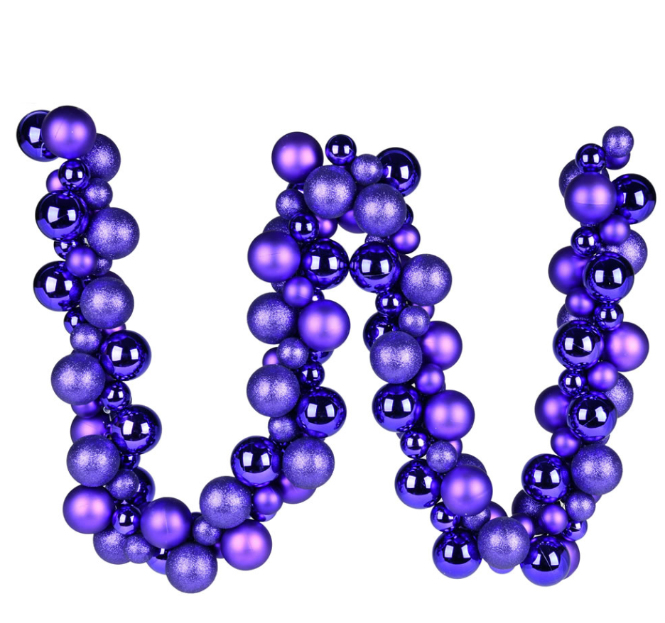 Assorted Ornament Ball Garland
