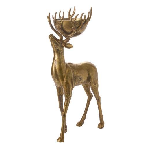 Accent Decor Standing Deer Bowl