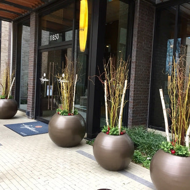 Exterior Artisan Winter Potting