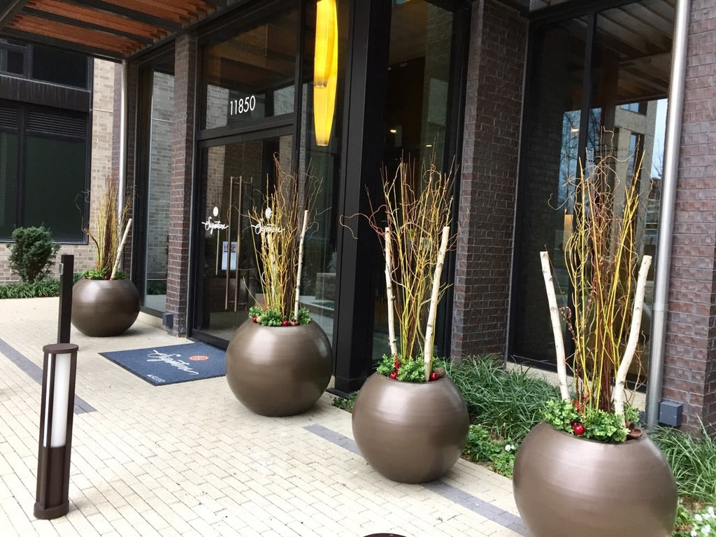 Exterior Artisan Winter Potting