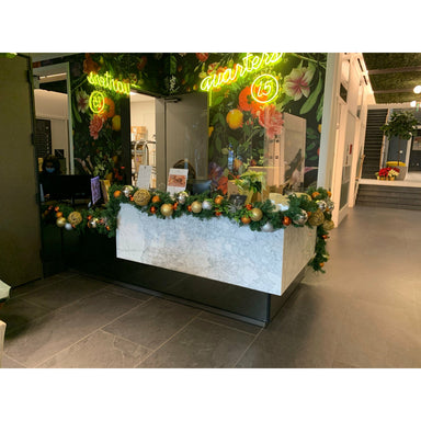 Lifelike Garland with Decor