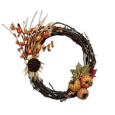 Pumpkin Trio Wreath