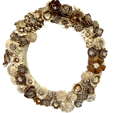 Sola Wood Floral Wreath